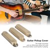 3Pcs Electric Guitar Single Coil Pickup Cover Copper Instrument Accessory