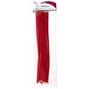 Cousin DIY Red Chenille Pipe Cleaners, 6mm x 12 inch,