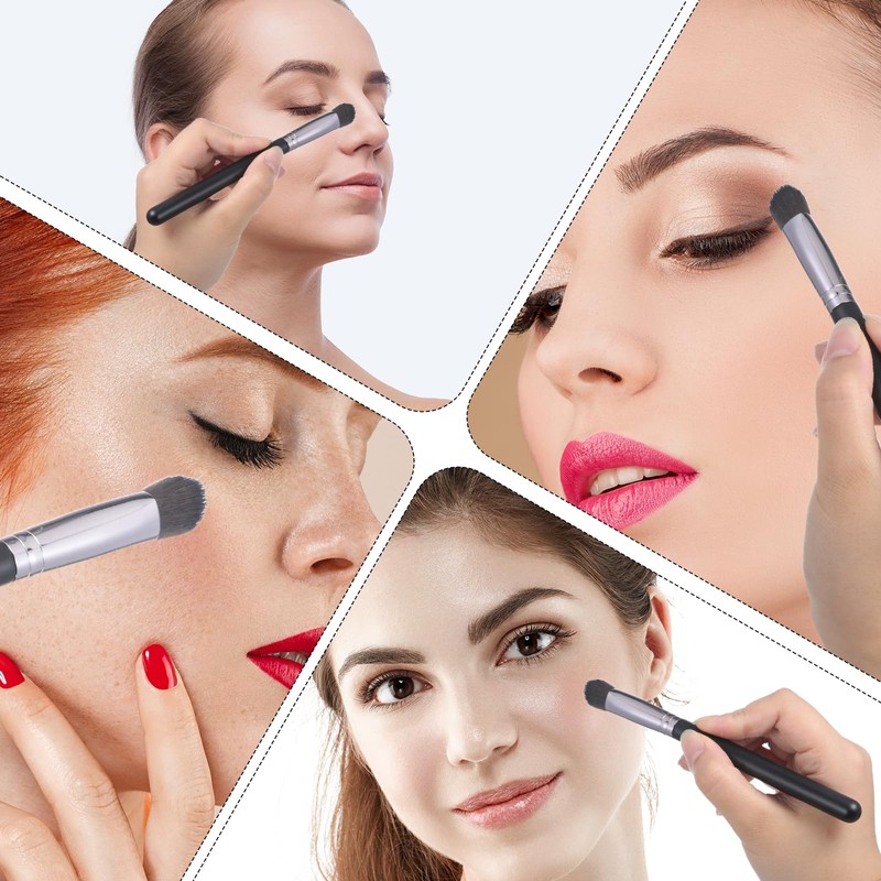 Triangle Concealer Brush Under Eye, Concealer Brush Undereye Corrector Makeup