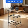 24"x16" Flexible Moved 3D Printer Stand with Filament Storage, 3D