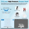 Hibbent cUPC Certified High Pressure 10'' Rainfall Shower Head, Showerhead