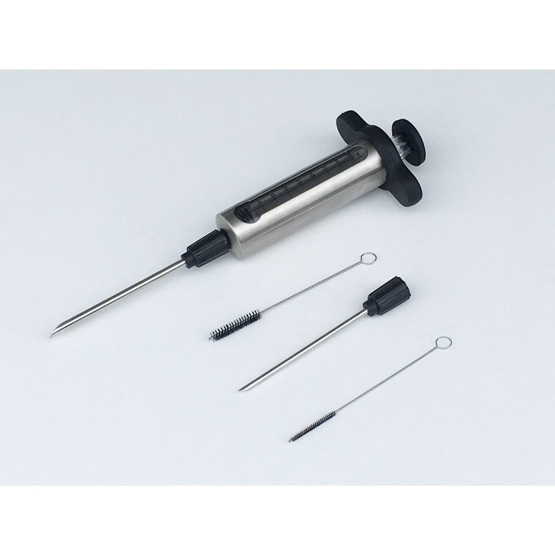 Grillfürst Stainless Steel Marinade Syringe Set for Refining Grilled Food,
