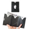LIULIHUA LLH Leather Trifold Wallet - RFID Blocking with Stainless