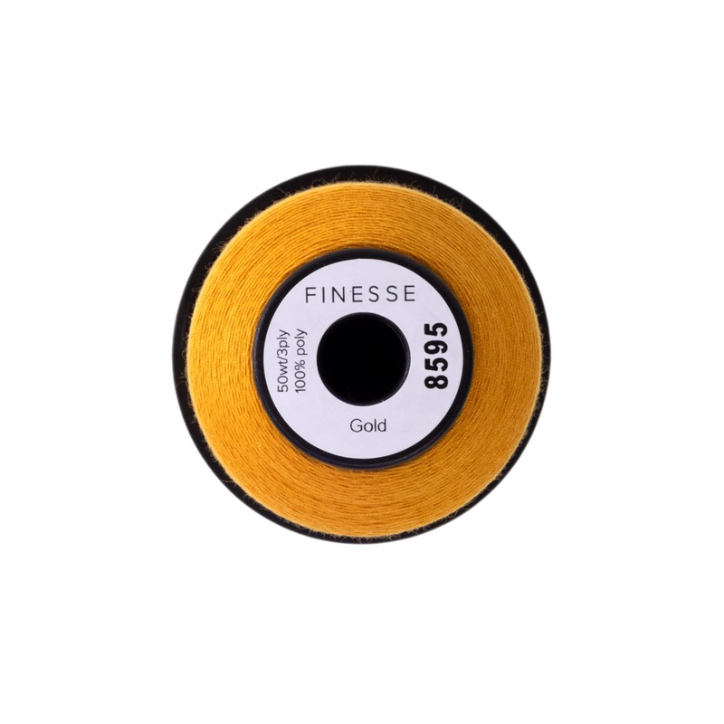 Finesse Thread Solid Colors | 100% poliéster, 3 capas, 50