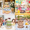LATERN 4 Tier Round Acrylic Cupcake Stand