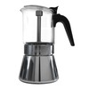 London Sip Glass and Stainless Steel Stovetop Espresso Maker Moka