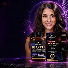 Biotina Para Cabello Uñas Y Piel Con Colágeno Premium
