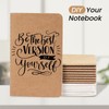 Oucaru 16PCS Mini Notebooks Bulk, 3.5" x 5.5", Brown, 60