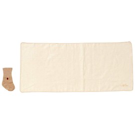 Bathing Gauze Set of 2 [100% Organic Cotton, Made in Japan] livelively Gauze Towel, Baby 13.4 x 29.5 inches (34 x 75 cm), 100% Cotton