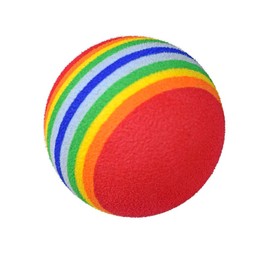 CENPEK 20Pcs Foam Golf Practice Balls - Sponge Golf Training Ball Rainbow Sponge Ball Soft for Indoor or Outdoor Training
