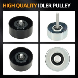 Kozlira Engine Drive Belt Tensioner Idler Pulley Serpentine Belt Kit Compatible with Nissan Maxima 3.5L V6, 2009-2015#Replace 11955JA10D 7PK1705 11925JA11A 11925JA100 with One Year Quality Assurance