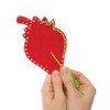 Baker Ross FE477 Fruit Sewing Decoration Kits - 4 Pieces