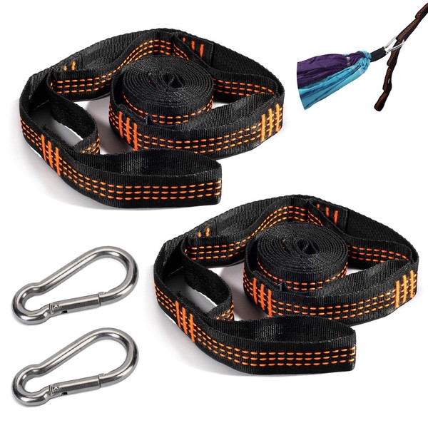 Cjytdkj Hammock Attachment, Pack of 2 Hammock Suspension Straps, Hammock
