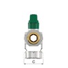 Simplex KFE Ball Valve DN 15 Passage for Drinking Water,