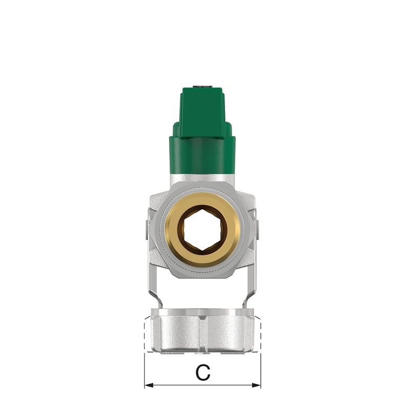 Simplex KFE Ball Valve DN 15 Passage for Drinking Water,