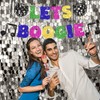 Myhaode 80's 90s Disco Themed Lets Boogie Banner Retro Party