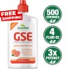Zazzee GSE Grapefruit Seed Extract 4 Oz, 300 mg, 500