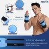 REVIX Wrist Ice Pack Wraps for Carpal Discomfort Soothing (2-Piece