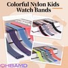 QHBAMD 3 Pack Adjustable Nylon Watch Bands, Compatible with Gabb/Gizmo/SyncUP