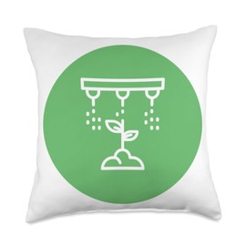 Really Like Water Irrigation Sprinkler Throw Pillow