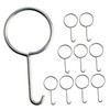 TEHAUX 10pcs Stainless Steel Drain Lifting Hooks Durable Shower Drain
