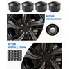 KGDUYC Pack of 20 Nut Covers, Hexagonal Tyre Nut Covers,