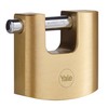 Yale - Y114B/70/113/1 High Security 70mm Brass Shutter Padlock -