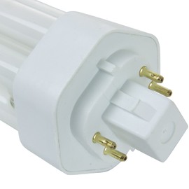 Sunlite PLT26/E/SP27K 26-Watt Compact Fluorescent Plug-In 4-Pin Light Bulb, 2700K Color