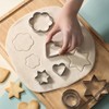 YACHUN 24 Pcs Polygonal Star Cookie Cutters Set of 24
