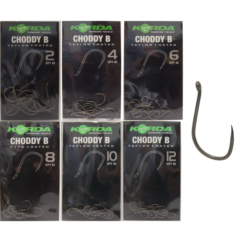 CHODDY HOOK BARBED SIZE 10