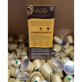Starbucks Nespresso Creamy Vanilla Coffee 100 Capsules BULK/LOOSE 10/31/2025