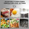 Duxtop 1800W Portable Induction Cooktop Countertop Burner, Black 9100MC/BT-M20B