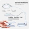 Brightech LightView Pro Flex 2 in 1 Magnifying Desk Lamp,