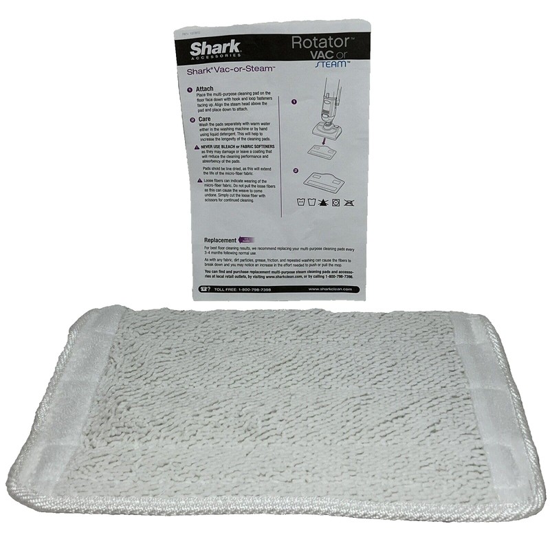 Genuine Shark 6-pack Mop Scrub Cleaning Pad for Navigator Rotator