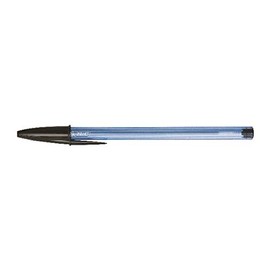 BIC Black Cristal Soft Ballpoint Pen Medium Pack of 50