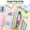 umorismo Big Capacity Pencil Case with Sticky Note Expandable Pencil