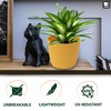 PECZEKO Matte Flower Pot, Plastic Planter, Decorative Pot for Large