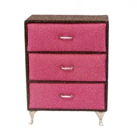 Small Dresser Jewelry Box Pink Brown