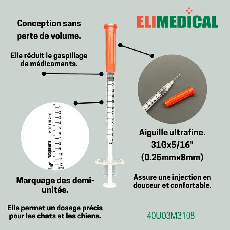 0.3ml 31g x 8mm Plastic Multiple Uses Measuring Tools U-40,