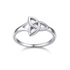 Bestyle Celtic Knot Rings for Women Hypoallergenic Silver Band Ring,