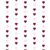 90 Heart Garland Red & Pink- Heart Paper Streamers Banner