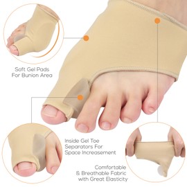 13pcs Bunion Corrector Set Bunion Relief Protector Sleeves Kit Toe Separators Spacers Straighteners Set