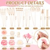 Queekay 32 Pcs Reed Diffuser Sticks Set Include 21pcs Natural