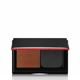 Shiseido Synchro Skin Self-Refreshing Custom Finish Powder Foundation, Henna 530-24-Hour Sheer-to-Medium Buildable Coverage with Shine Control - Smudge Proof & Non-Comedogenic