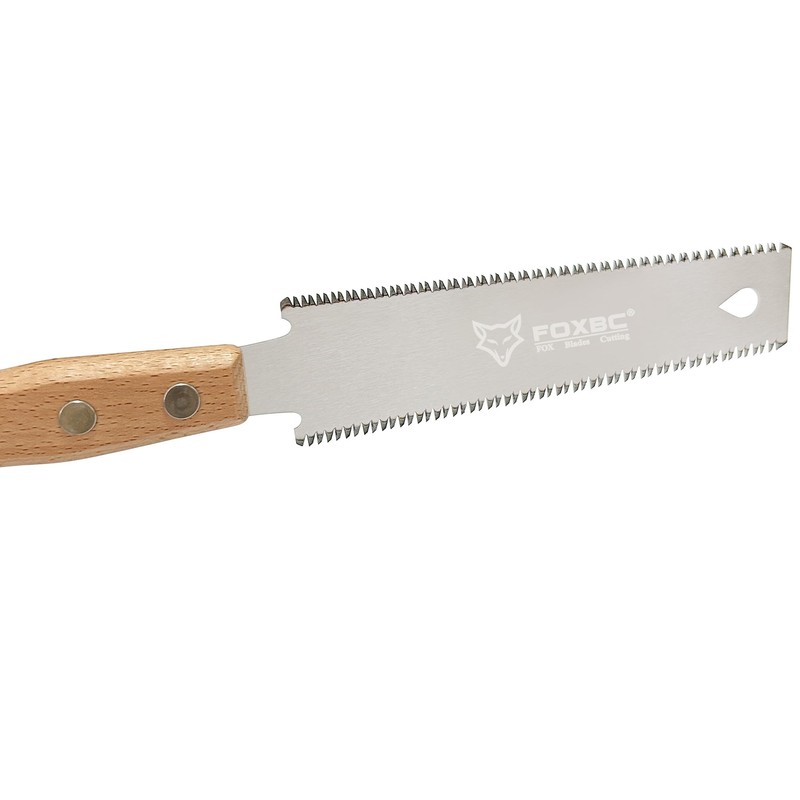 FOXBC Japanese Hand Saw Flush Cut Small Pull Saw Double-Edged