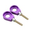 GOOFIT 15mm Performance Chain Adjuster Set for Dirt Bike Purple