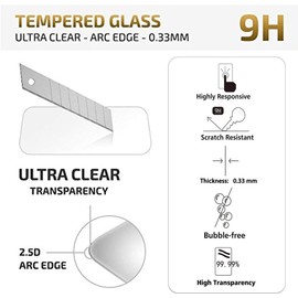 [2 Pack] For Garmin Edge 1040 Glass Film [Gosento] Made in Japan Asahi Glass Edge 1040 Solar/Edge 1040 Tempered Glass LCD Protective Film 2.5D Round Edge Treatment, High Transmittance, 9H Hardness, Compatible with Garmin Edge 1040
