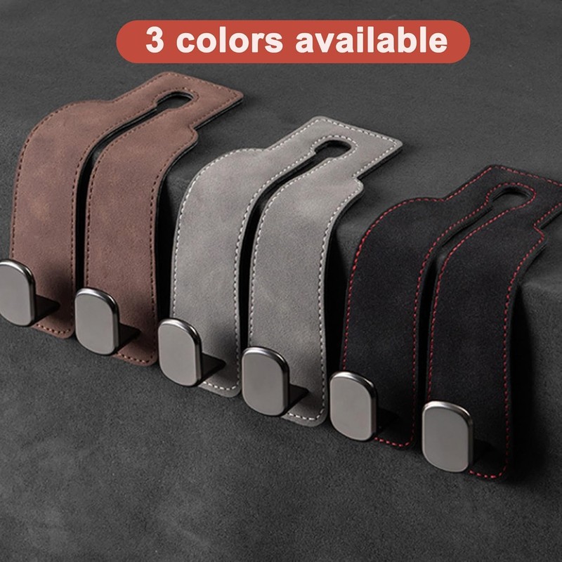 Car Headrest Hooks for Seat Back Storage, Purses and Bags