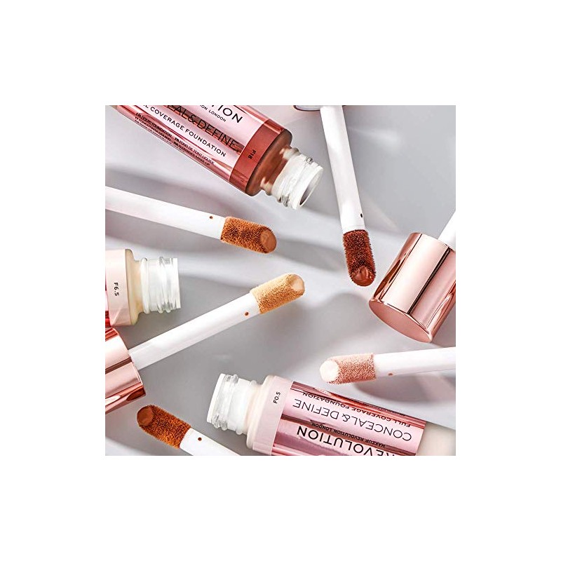 Makeup Revolution Corrector para ocultar e hidratar, cobertura completa y
