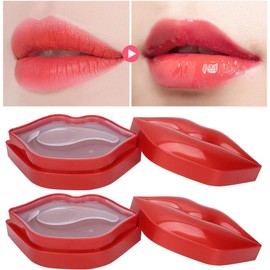 2 cajas de mascarillas labiales de cristal de colágeno, extracto hidratante mascarilla labial reparadora mascarilla labial antiarrugas nutritiva suave mascarillas para la boca y los labios antienvejec